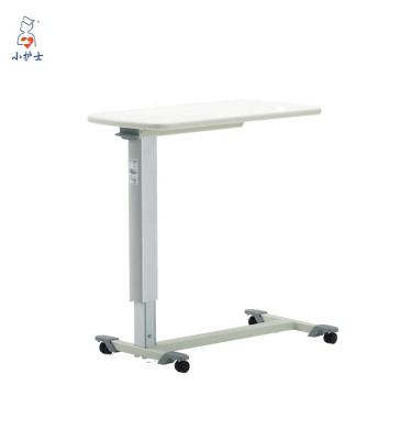 China F-32 Hospital Plastic Movable Over Bed Dining Table For Patient Movable Hospital Bed Table for sale