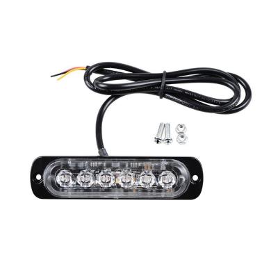 China Vehicles Warning Car Emergency Safety Grill 12V 24V Flash 6 Flash 6 Light Truck Led Strobe Side Flashing Warning Beacon for sale