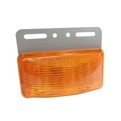 China Trailer Truck Bus Led Beacon Lights Side Outlet Waterproof With Turn 48 LED Truck Side Lights Super Bright Curved Truck Sid Beacon Lights for sale