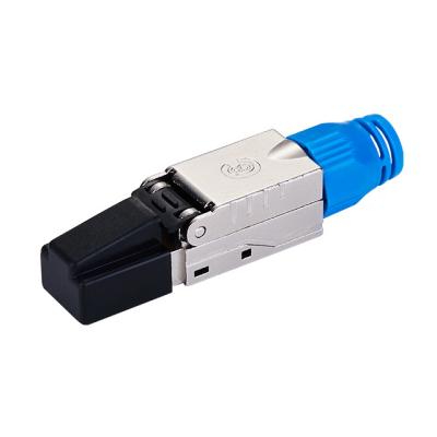 China Hot Sale Cheap Custom Modular Jack Toolless Jack Connector Shielded Type Modular Connector DNM2034 for sale