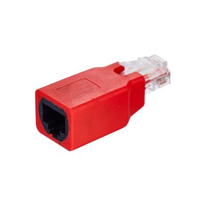 China Wholesale Price Rj45 Jack Crossover Adapter Red Factory Wholesale DNM2035 Useful for sale