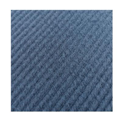 China Custom Brushed Sueded Factory Direct 94%T 6%R Fall And Winter Stripe T/R Brushed Fabric for sale