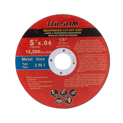 China Aluminum Oxide Factory Supplying Flexible Cutting Disc Cutting Wheel 125Mm 125*1.0*22.2 for sale