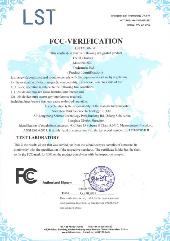 FCC - Shenzhen Erade Technology Limited