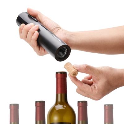 China Automatic Electric Reusable Automatic Wine Corkscrew Remover Wine Opener, Battery Operated Wine Bottle Openers with Foil Cutter for sale