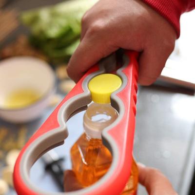 China Viable Professional 4&5 In 1 Multifunctional Manual Beer Bottle Can Jar Soft Drink Can Opener for sale