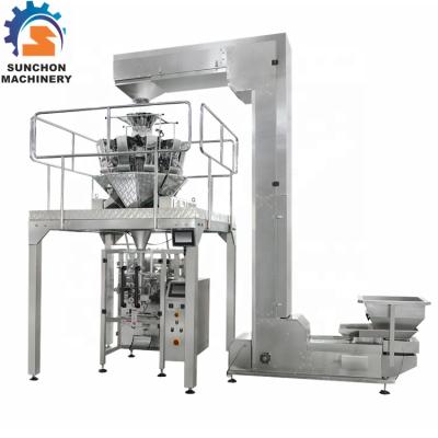 China Chemical Automatic Potato Chips / Nuts / Snacks Packing Machine Price for sale