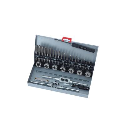 China 32pc alloy steel tapping thread cut and tap and die gunsmithing tap set and die sets for sale