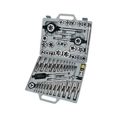 China Inch Twist Tap Drill Kit 15pcs HSS Metric Tapping And Drilling Thread Thread Tap And Die Set In Metal Case for sale