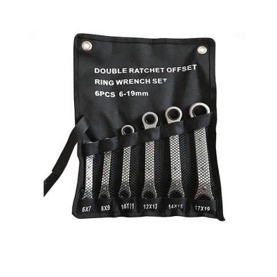 China S Shape Professional Multi Tool Open End Wrench Adjustable Ratcheting Set for sale