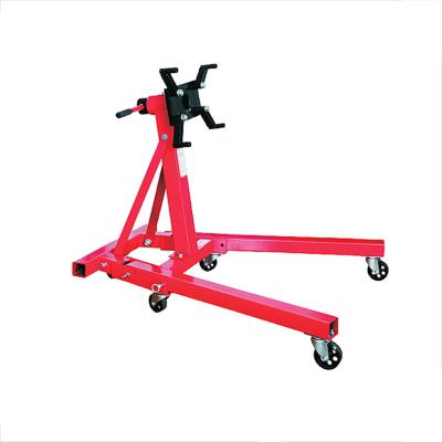 China 2000lbs Collapsible Engine Repair Stand Red Motor Stand For Car for sale