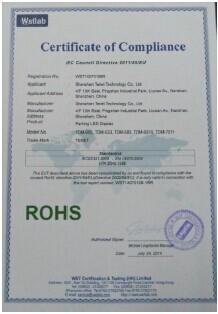 RoHS - Shenzhen Tenet Technology Co., Ltd