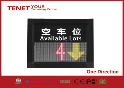 China Green&Red Indoor Parking LED Display AC220V One Direction RS485 Commnication Interface for sale