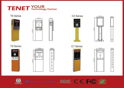 China RFID Automatic Ticket Box Car Park Terminal Card Diespenser 49(W)*48(D)*145(H) for sale