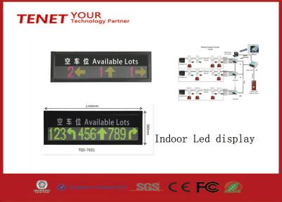 China Indoor LED Display Signs Parking LED Display Green And Red 760*152mm for sale