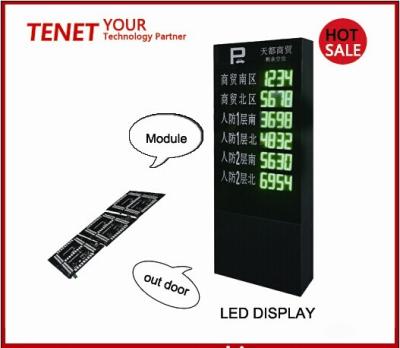 China Guidance System Outdoor Parking LED Display For Valet Parking AC 220V for sale