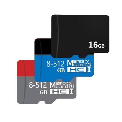 China 2021 Plastic Hot Selling Customized TF Card 16GB 64G 128G Class10 C10 Memory Card for sale