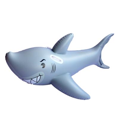 China PVC Normal Child Shark Rider Inflatable Water Toy Swimming Inflatable Pool Float for sale