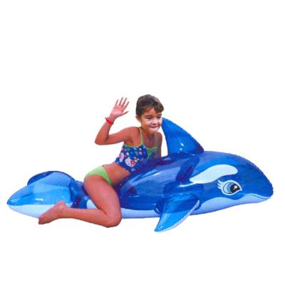 China Normal PVC Water Rider Kids Pool Float Inflatable Inflatable Floating Animal Toy for sale