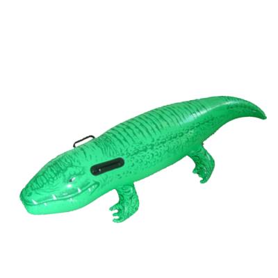 China Normal PVC Promotional Quality Inflatable Alligator Ride-On Inflatable Water Toy Pool Float Mat for sale