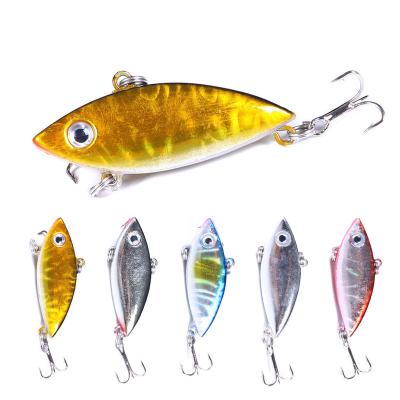 China Metal Hard Plastic Vibration 4CM 2.7G Mini VIB Lure Hard Bait Vibe Fishing Wobblers for sale