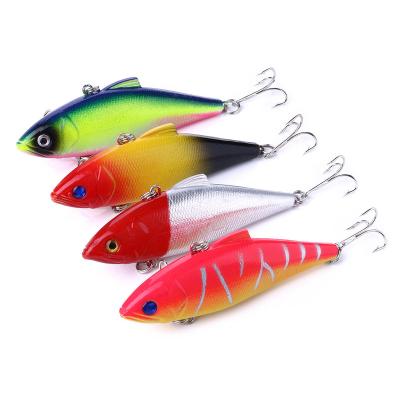 China Metal Big Game VIB Fishing Lures 85MM Hard Vibration Fishing Lure Saltwater 11.2G 4# Hook for sale