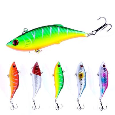 China ABS Hard Plastic Spray 7.5cm / 10g Long VIB Plastic Fishing Lures for sale