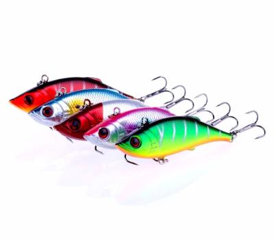 China ABS Lure Baitcaster Vibration 7.5cm Hard Plastic VIBE Fishing Tackle 10g Fishing Bait for sale