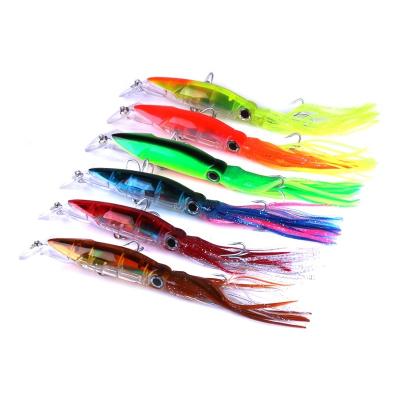 China Hard Plastic Squid Fishing Soft Plastic Lure Squid Manufacturer Sell Lures for sale