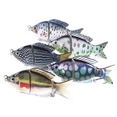 China 9.5cm Vivid Swimming 22.5g Segmented Fishing Lures Multisection Hard Bait Swimbait Multi Section Lure Joint Bait for sale