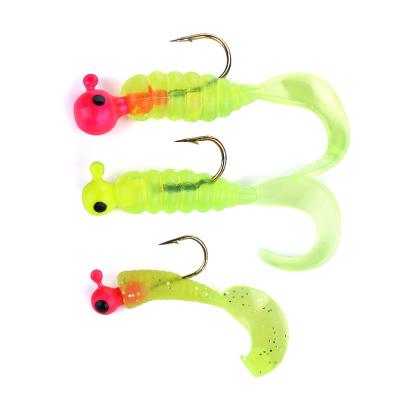 China Shore Fishing Jig 1.75G 7pcs/bag Soft Lure High Quality Artificial Fishing Bait for sale