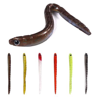 China Fishing Tools 10pcs/bag Fishing Soft Lures Plastic Artificial Soft Plastic Bait Lures for sale