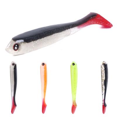 China 7.5CM Artificial 3.4G Fish Baits 5pcs/bag T-tail Soft Fish Fishing Soft Lure SO120 for sale