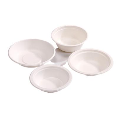 China Wholesale Disposable Compostable Paper Bowls Stored Tableware Compostable Biodegradable Tray for sale