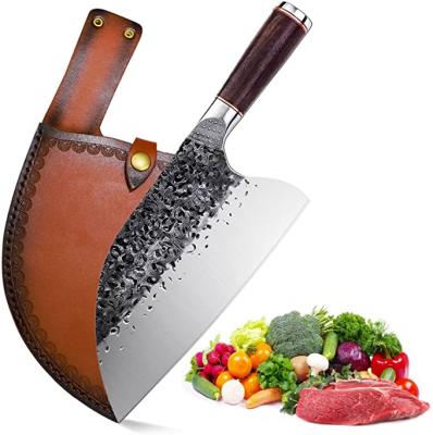 China Sustainable Custom Forged Steel Kitchen Knife Cutting Chicken and Fish Head Household Sliced ​​Stainless Steel Kitchen Knife for sale