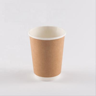 China Wholesale Disposable Double Wall Mug Disposable Color And Logo Holiday Coffee Custom Hot Paper Cup for sale