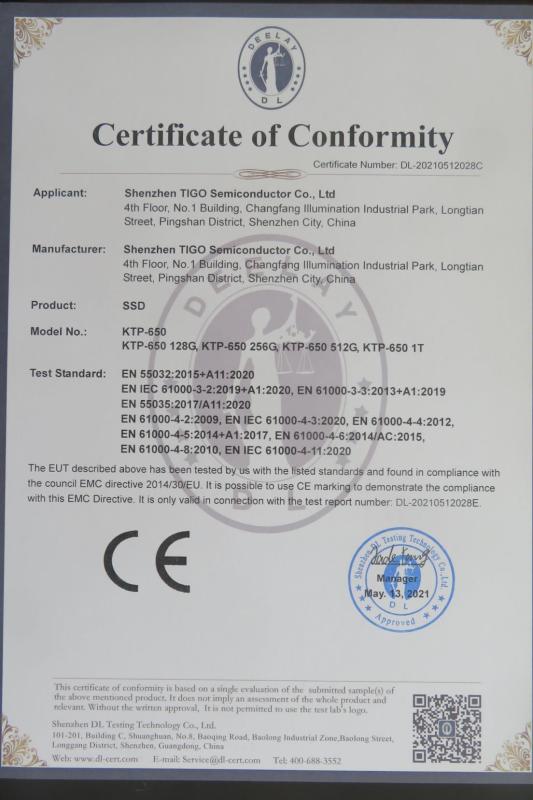 CE - Shenzhen Tigo Semiconductor Co., Ltd.