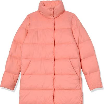 China Ladies Long Loose Cut Waterproof Medium Sleeve Waterproof Long Down Jacket Cocoon for sale