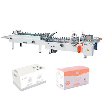 China ZH-900 Hot Selling Food Stability Versatility And Flexibility Automatic Straight Line Folder Gluer for sale