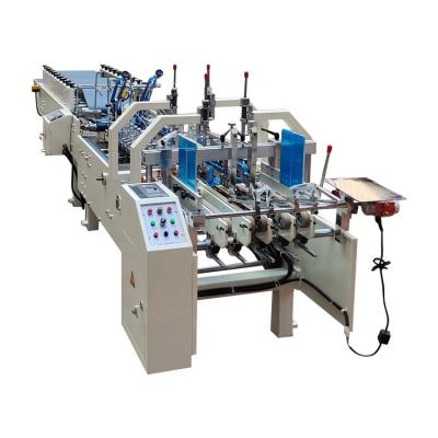 China ZH-800 Food Printing Industry Low Noise Level Equipment Carton Box Automatic Straight Line Folder Gluer for sale