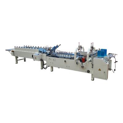 China ZH-800 High Rigidity Automatic Food Corrugated Board Cardboard Folder Gluer for sale