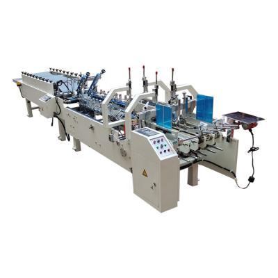 China Automatic food folder gluer machine small mini chef zh-900 box folder gluer machine for sale