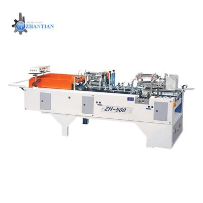 China Hot Sale High Speed ​​Carton Folding Machine ZH-500 Mini Automatic Food Machinery Carton Folding Gluing Machine for sale