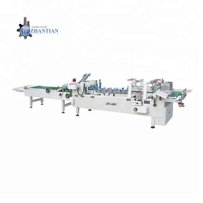 China Hot sale food flexo used automatic straight line corrugated carton box folder gluer machine for export for sale