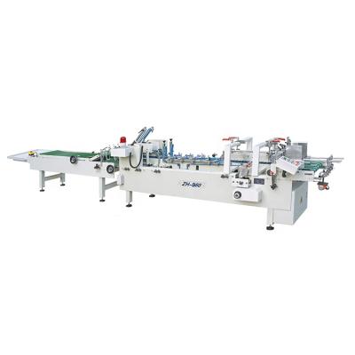 China ZH-980 Automatic Food Straight Line Corrugated Cardboard Box Folder Gluer for sale