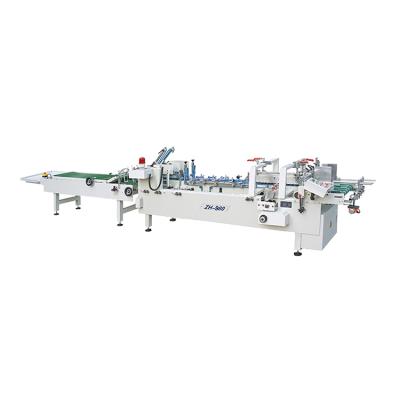 China ZH-980 Multifunctional Automatic Food Paper Box Electric Gluer Folding Machine for sale