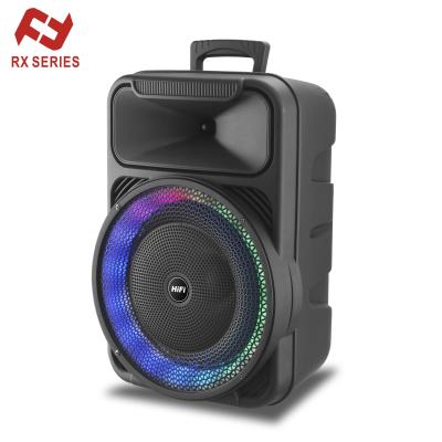 China Wireless Charger For Mobile Phone 12 Inch Large Power Portable Party Speaker With LED Light Super Sounds ECHO Loud Effect Speaker RX-1228W for sale