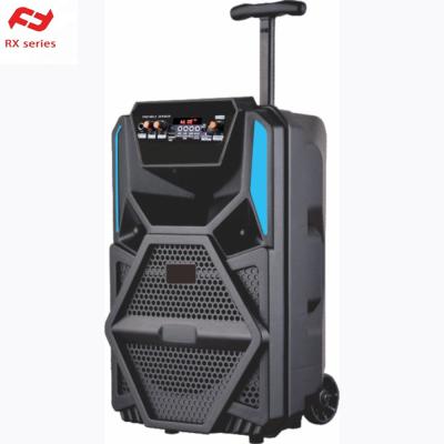 China Wireless charger for mobile phone Guangzhou 8 inch outdoor rechargeable trolley speaker portable BT speaker for sale