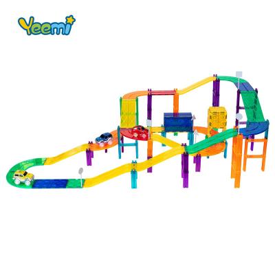 China Toy Christmas monopoly hot-selling children's clothing building new building block the toy track building blocks for sale