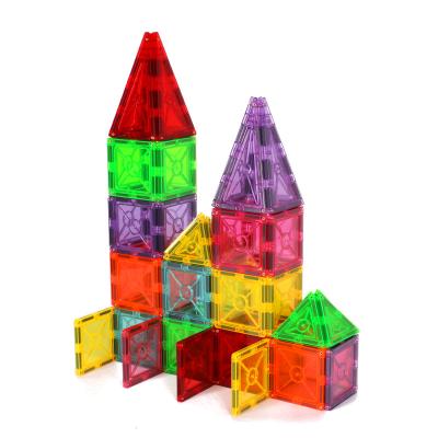 China Construction Toy Promotional Product Design Children Learning Development Toys Early Educational Magnetic Tiles for sale